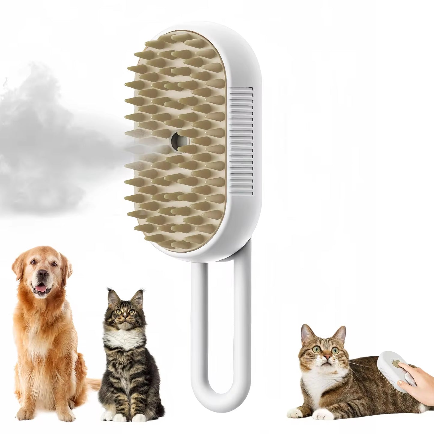 3 in 1 Pet Brush Cat Steam, Comb and Massage 