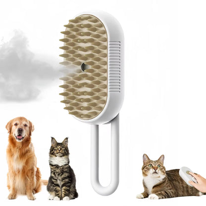 3 in 1 Pet Brush Cat Steam, Comb and Massage 