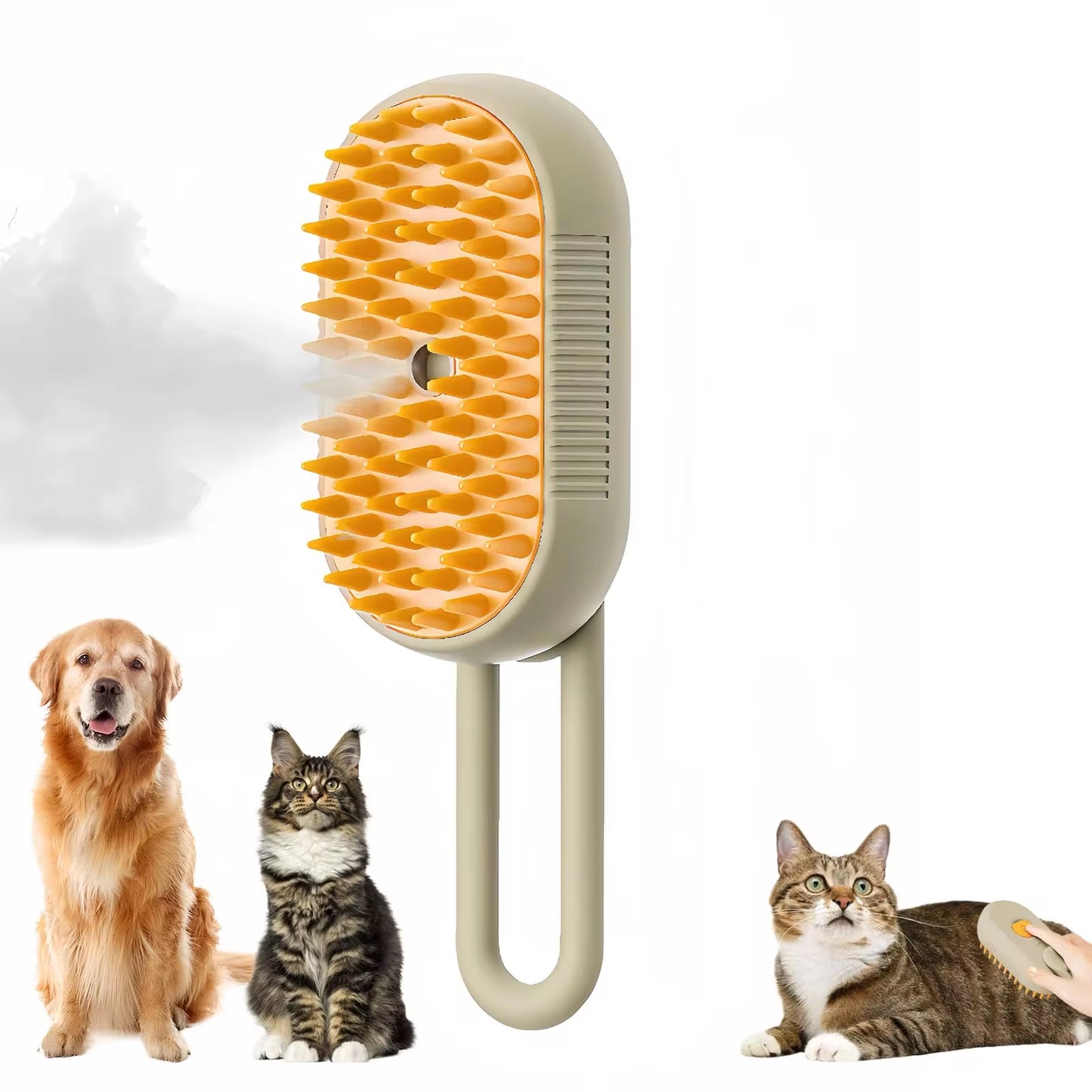 3 in 1 Pet Brush Cat Steam, Comb and Massage 