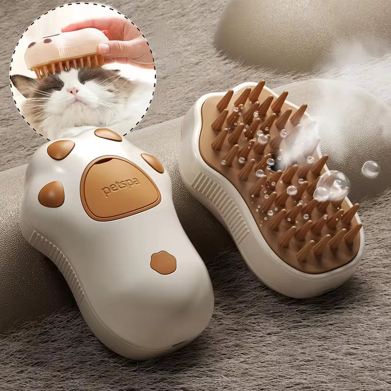 3 in 1 Pet Brush Cat Steam, Comb and Massage 